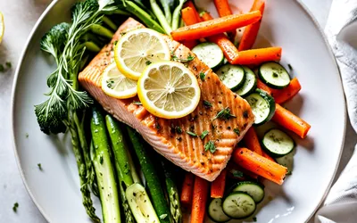 Recette facile de pavé de saumon en papillote aux légumes frais