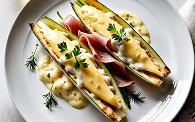 Recette facile de pavé d'endives gratiné au jambon et fromage