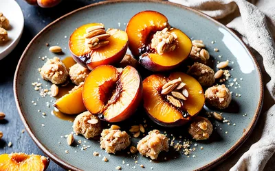 Pêches rôties aux amaretti : dessert gourmand et facile