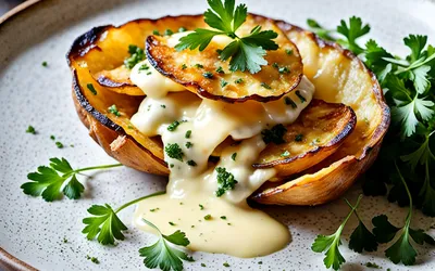 Pelures de pommes de terre gratinées croustillantes et savoureuses - recette facile