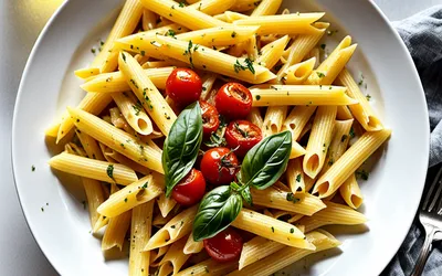 Recette facile de penne aux tomates séchées et sauce crémeuse