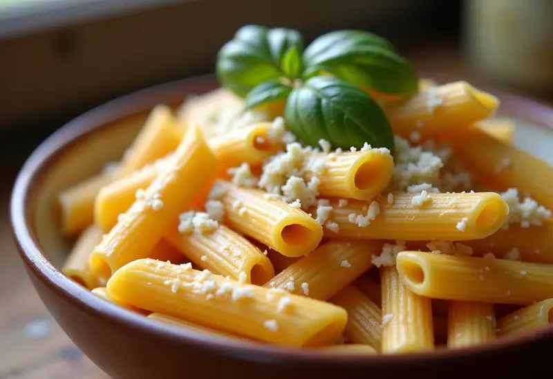 Penne crémeux aux trois fromages fondants