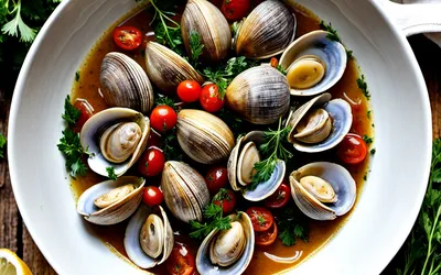 Petit ragoût savoureux de coques à la provençale - recette facile et rapide