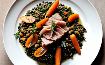 Petit salé aux lentilles : recette traditionnelle facile et savoureuse