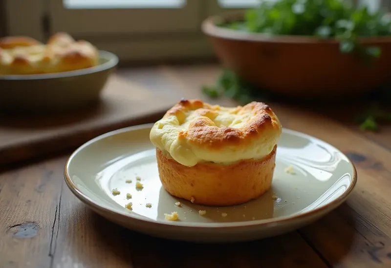 Petit soufflé léger au fromage de chèvre : recette facile et gourmande
