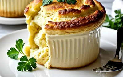 Petit soufflé léger aux pommes de terre - recette facile et rapide