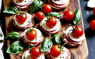 Petites bouchées apéritives gourmandes et faciles à préparer