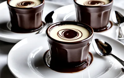 Recette facile de petites crèmes au chocolat onctueuses