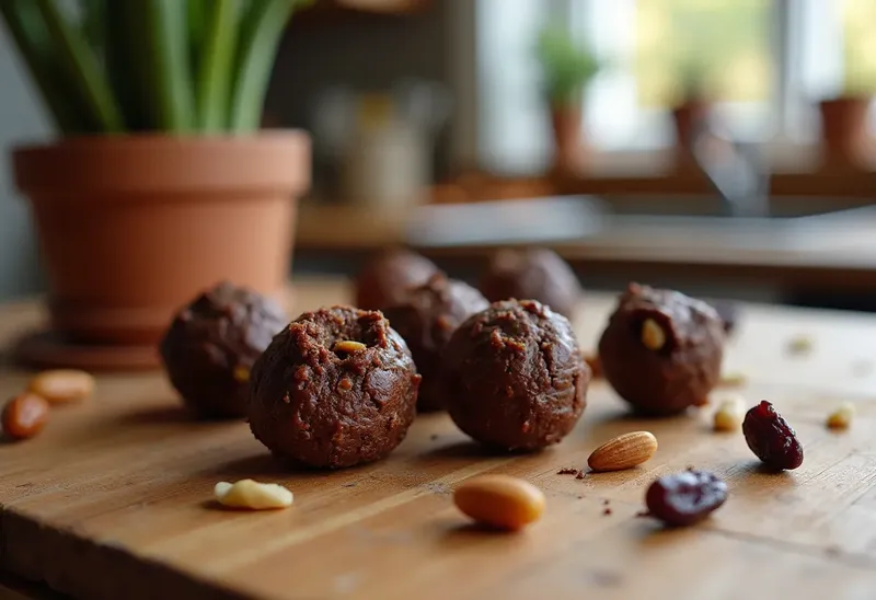 Petits croquants au chocolat et fruits secs de Nadine : gourmandise saine et facile