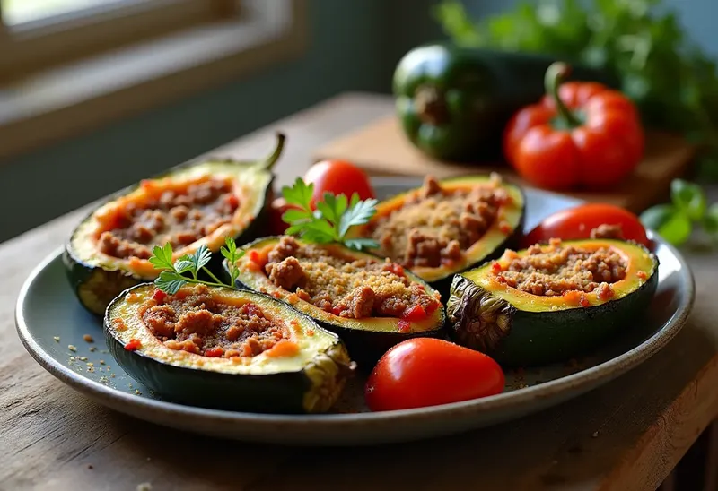 Petits farcis niçois traditionnels : légumes farcis savoureux