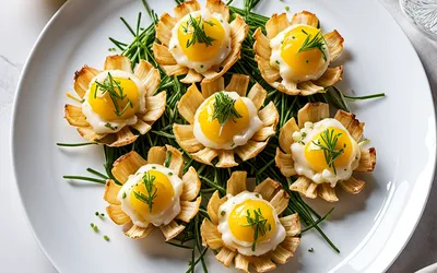 Petits nids croustillants au crabe frais - recette apéritif facile et gourmande