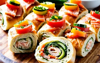 Petits pains farcis aux légumes et saumon : recette facile et gourmande