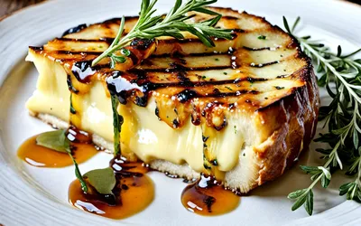 Recette facile de Picodon grillé au miel et aux herbes
