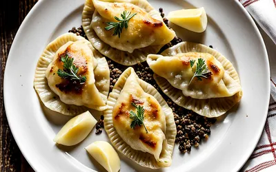 Recette traditionnelle de Pierogi polonais au fromage et pommes de terre