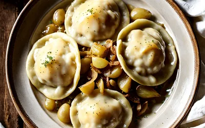 Photo de Recette facile de Pierogi ruskie au fromage blanc - Plat traditionnel polonais