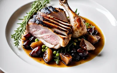 Recette facile de pintade au cidre et raisins caramélisés