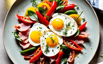 Recette Authentique de Piperade Landaise - Plat Basque Savoureux