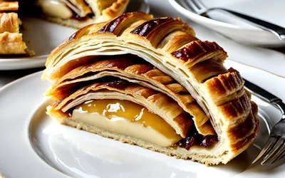Recette facile de Pithiviers à la crème d'amandes - Feuilleté gourmand