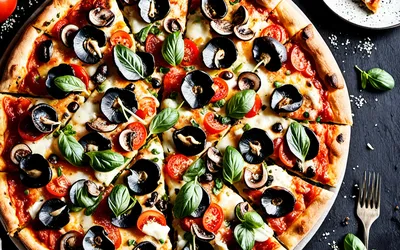 Recette facile de pizza aux champignons moelleuse et gourmande