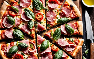Recette facile de pizza au Carré Frais et jambon - Gourmande et rapide