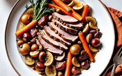 Sauté de porc aux châtaignes recette traditionnelle corrézienne facile