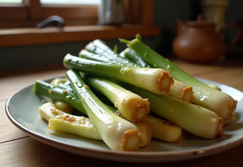 Poireaux fondants au vin blanc : recette simple et savoureuse
