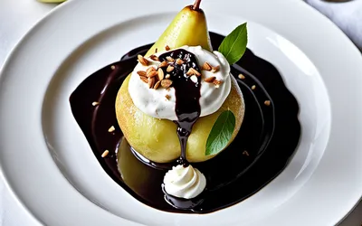 Recette facile Poires Belle Hélène : dessert poires et chocolat