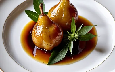 Poires au vinaigre et estragon : recette facile et gourmande