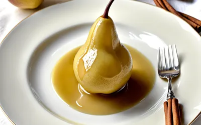 Poires aux épices et crème anglaise : dessert fondant et parfumé