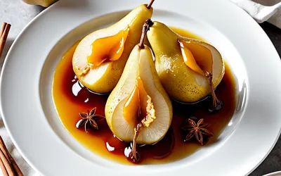 Poires Poêlées aux Épices et Jus d'Orange - Dessert Fruité et Facile