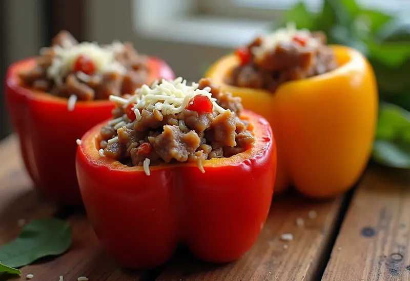 Poivrons Farcis au Corned Beef : Recette Savoureuse et Facile