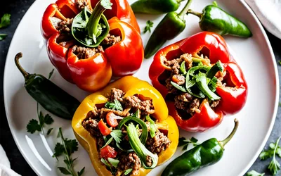 Recette rapide de poivrons farcis savoureux et faciles à préparer