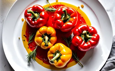 Poivrons fondants à la moutarde : recette savoureuse et facile