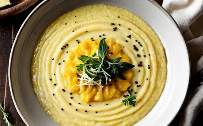 Polenta crémeuse au fromage fondant : recette facile et gourmande