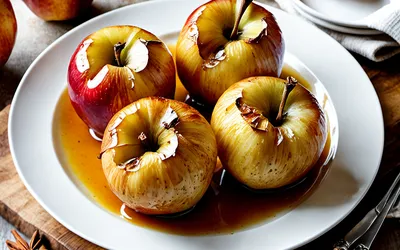 Recette facile de pommes au four avec sauce à l'orange maison