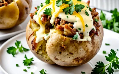 Pommes de Terre Farcies Savoureuses pour les Lendemains - Recette Facile et Rapide