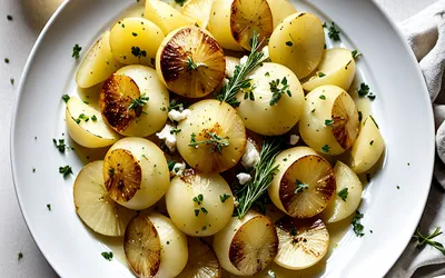Photo de Pommes de terre fondantes à la faisselle fraîche : recette simple et gourmande