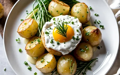 Pommes de terre fondantes au fromage blanc frais : recette simple et gourmande