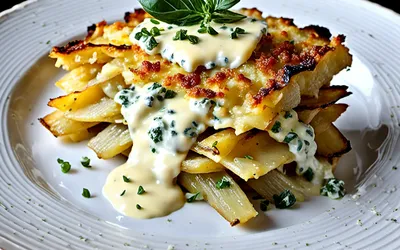 Recette facile de pommes de terre gratinées à la Fourme d'Ambert