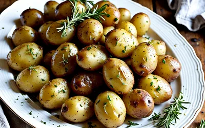 Pommes de terre rôties au miel et aux herbes : recette facile et gourmande