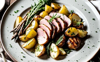 Recette facile de pommes de terre rôties aux magrets de canard