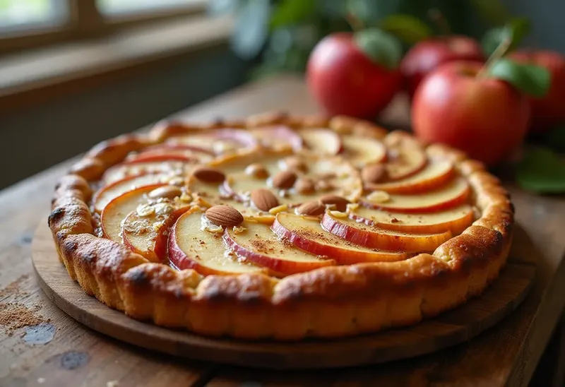 Pommes gratinées aux amandes : dessert fondant et croquant