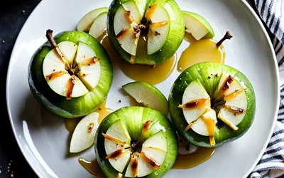 Pommes vertes grillées au fromage fondant : recette facile et gourmande