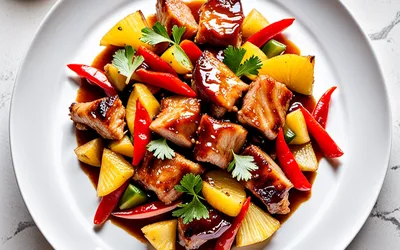 Recette de porc doux-amer à la chinoise facile et rapide