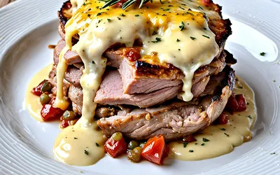 Porc fondant au fromage gratiné : recette savoureuse et gourmande