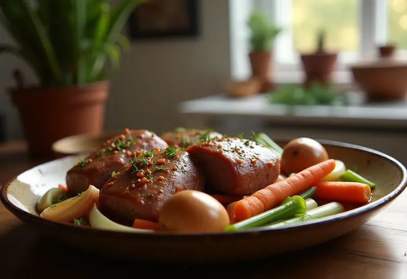 Pot-au-feu de veau farci : recette traditionnelle gourmande