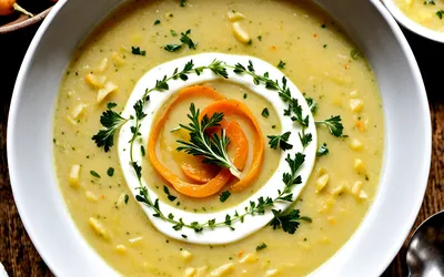 Potage Crémeux à la Moutarde : Recette Facile et Rapide