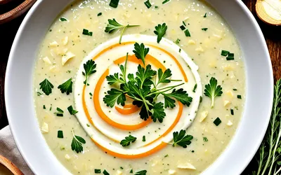Potage Crémeux au Parmesan : Recette Facile et Gourmande