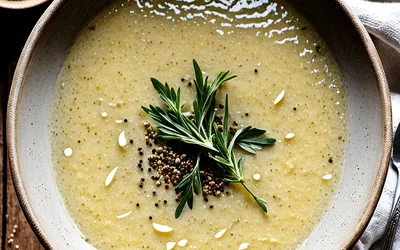 Potage de semoule tunisien traditionnel Tchich - Recette facile et rapide