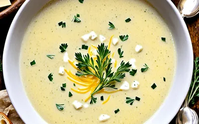Recette facile de Potage Fontages crémeux au fromage